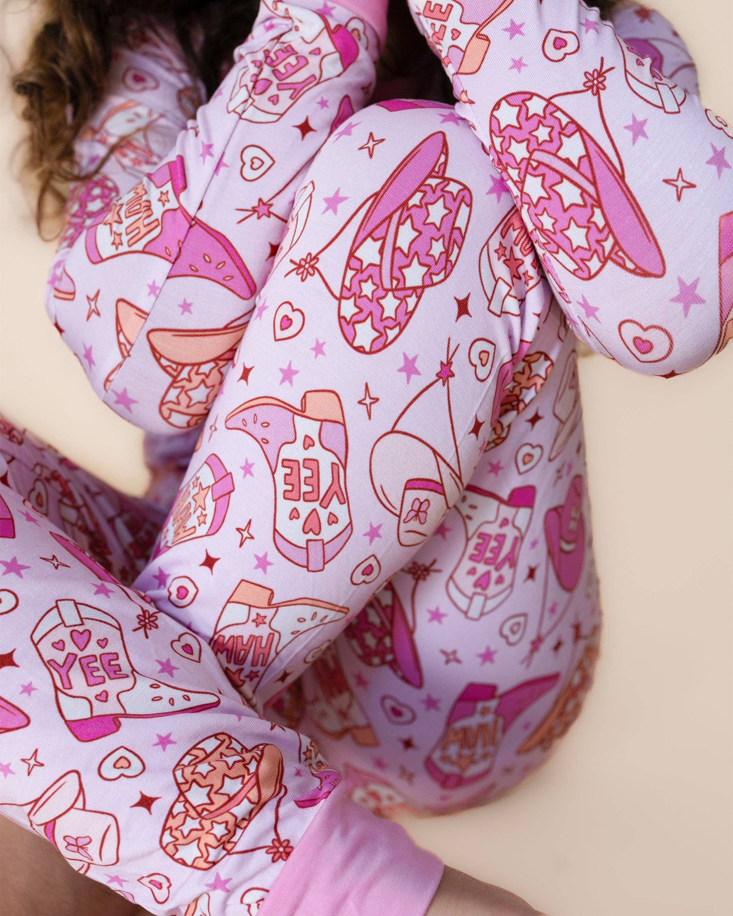 Bamboo Western Kids Two Piece Set | Cowgirl