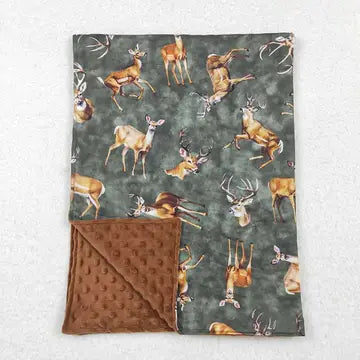 Country Boy Cuddling Minky Blankets