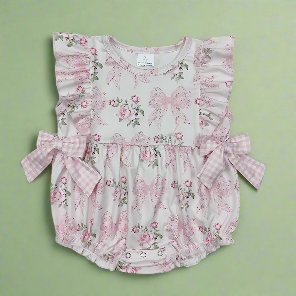 Pretty In Pink Bubble Romper