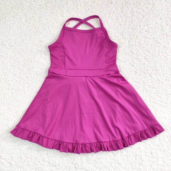 Spaghetti Strap Athletic Dresses