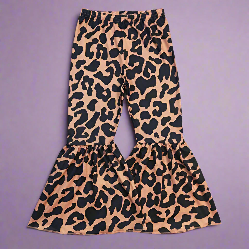 Stretch-Fit Bell Bottom Pants