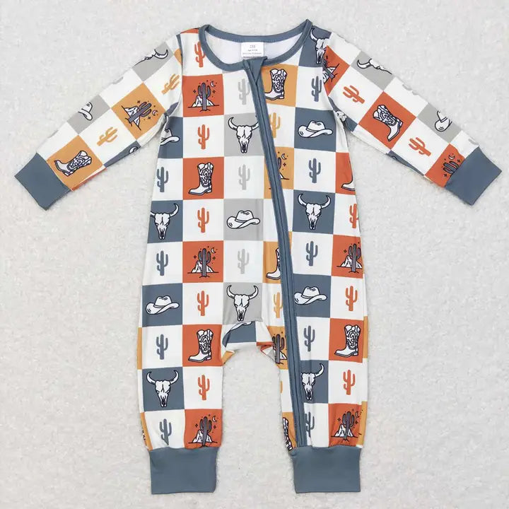 Retro Cowboy Romper