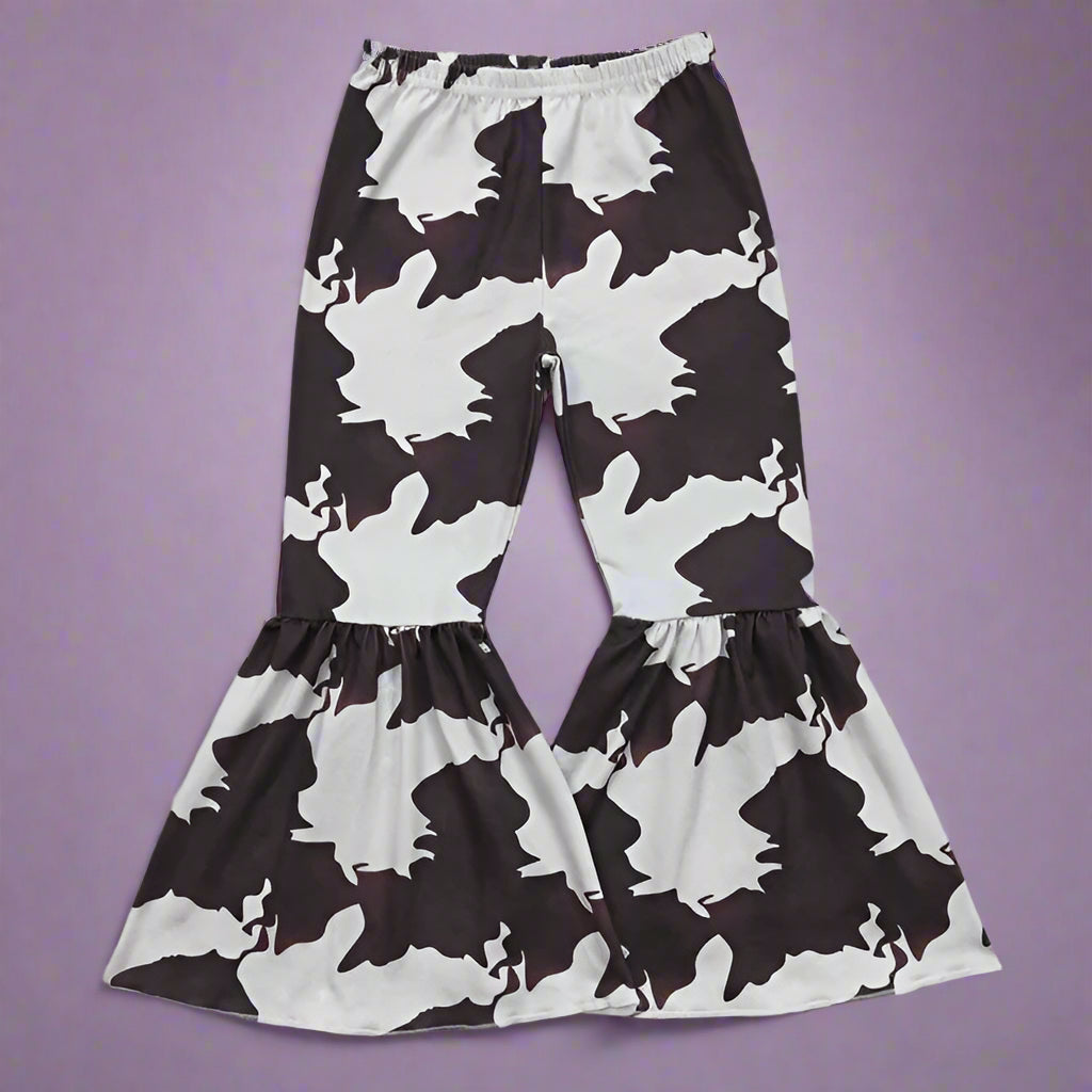 Stretch-Fit Bell Bottom Pants
