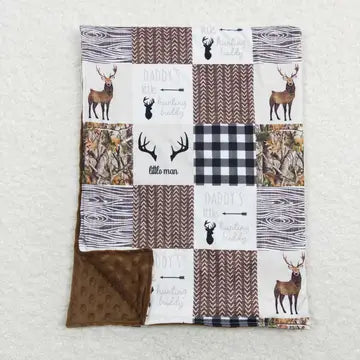 Country Boy Cuddling Minky Blankets