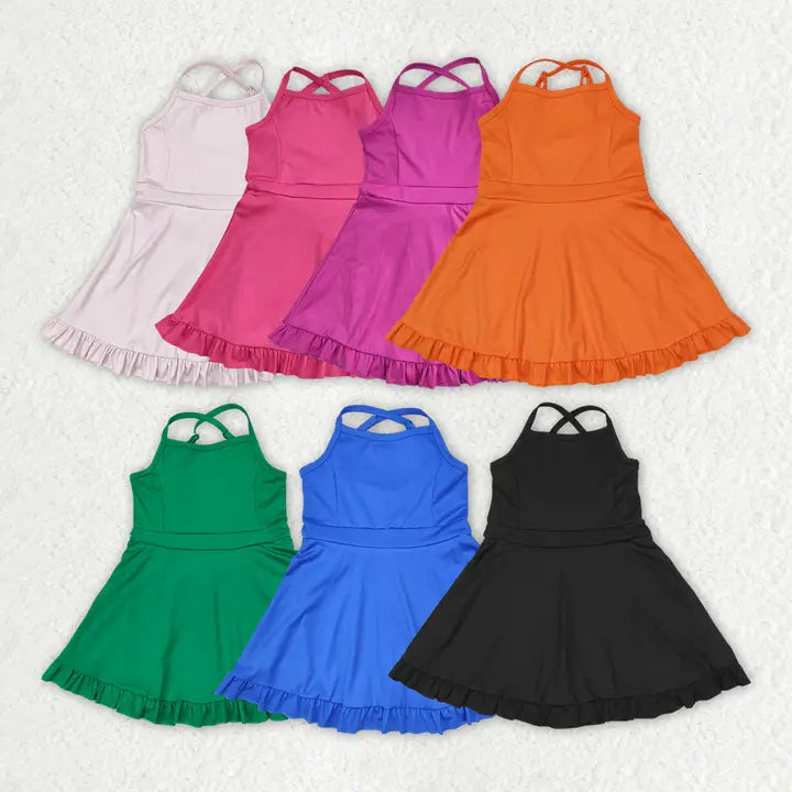 Spaghetti Strap Athletic Dresses
