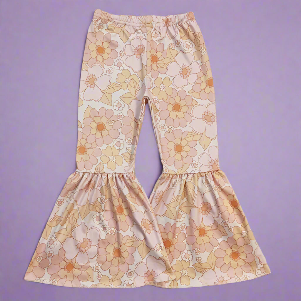 Stretch-Fit Bell Bottom Pants