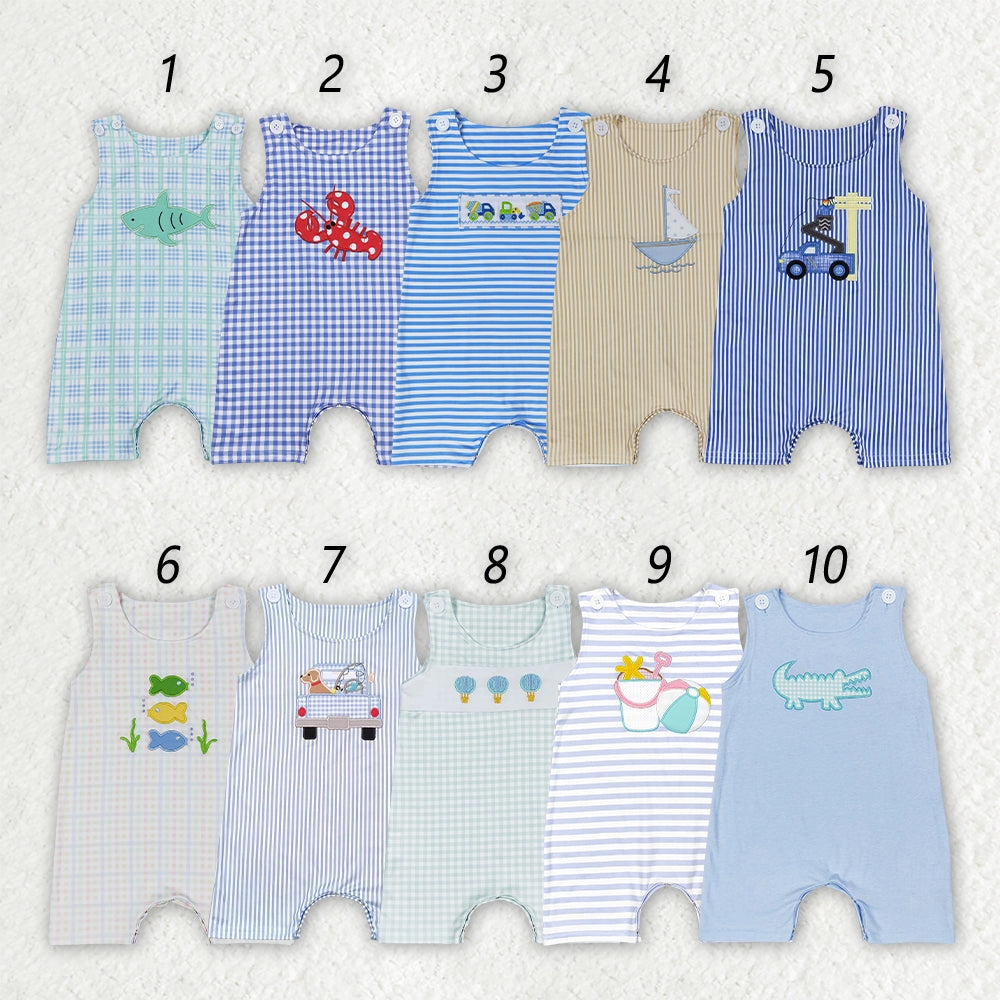 Boy's Summertime Rompers