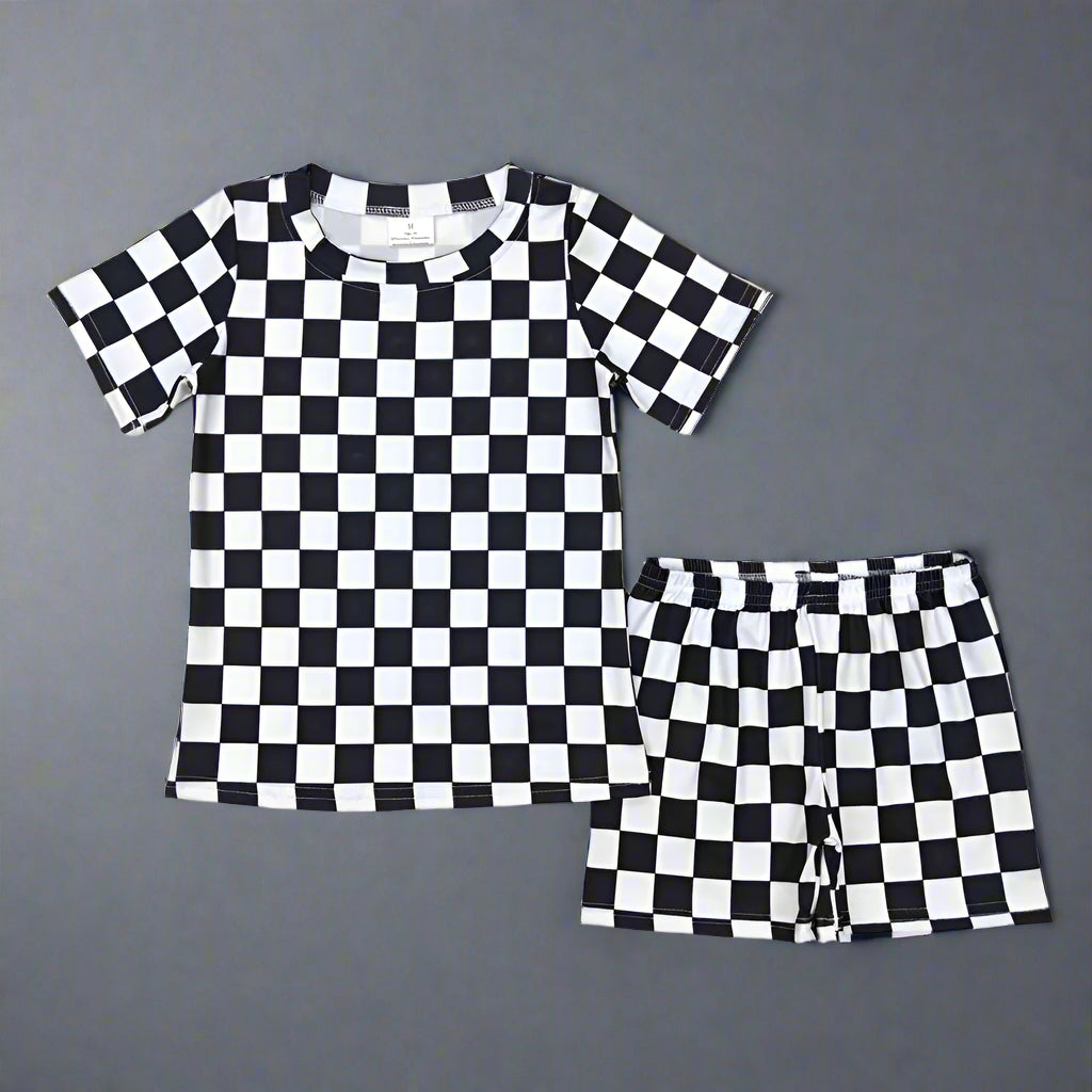 Mommy & Me Checkered Pajamas