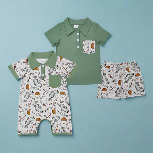 Wishing I was Fishing Outfit Sets