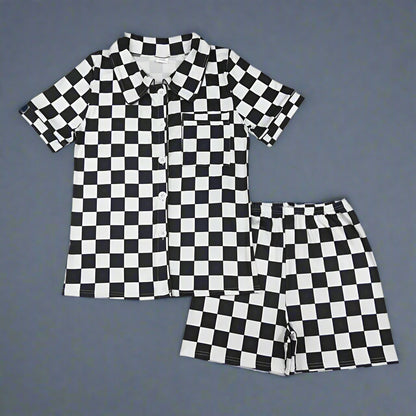 Mommy & Me Checkered Pajamas