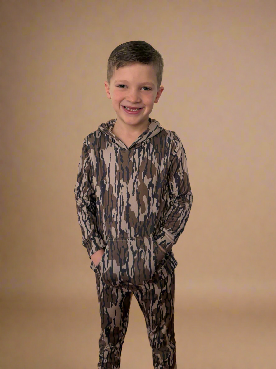 Boy’s Camo Two-Piece Outfit Sets