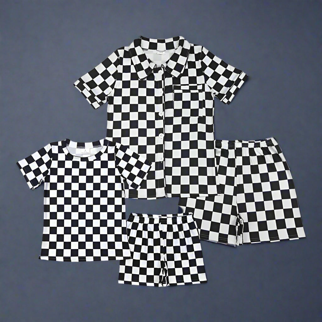 Mommy & Me Checkered Pajamas
