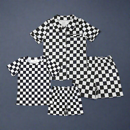 Mommy & Me Checkered Pajamas