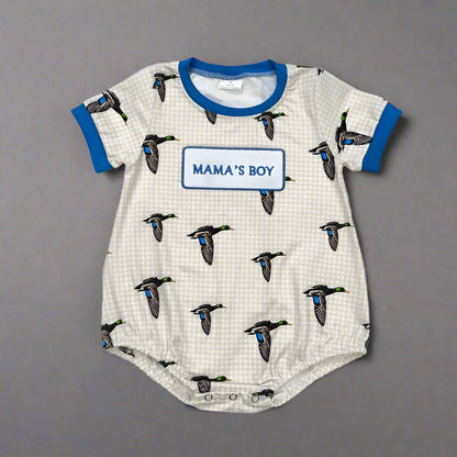 Country Boy Bubble Rompers