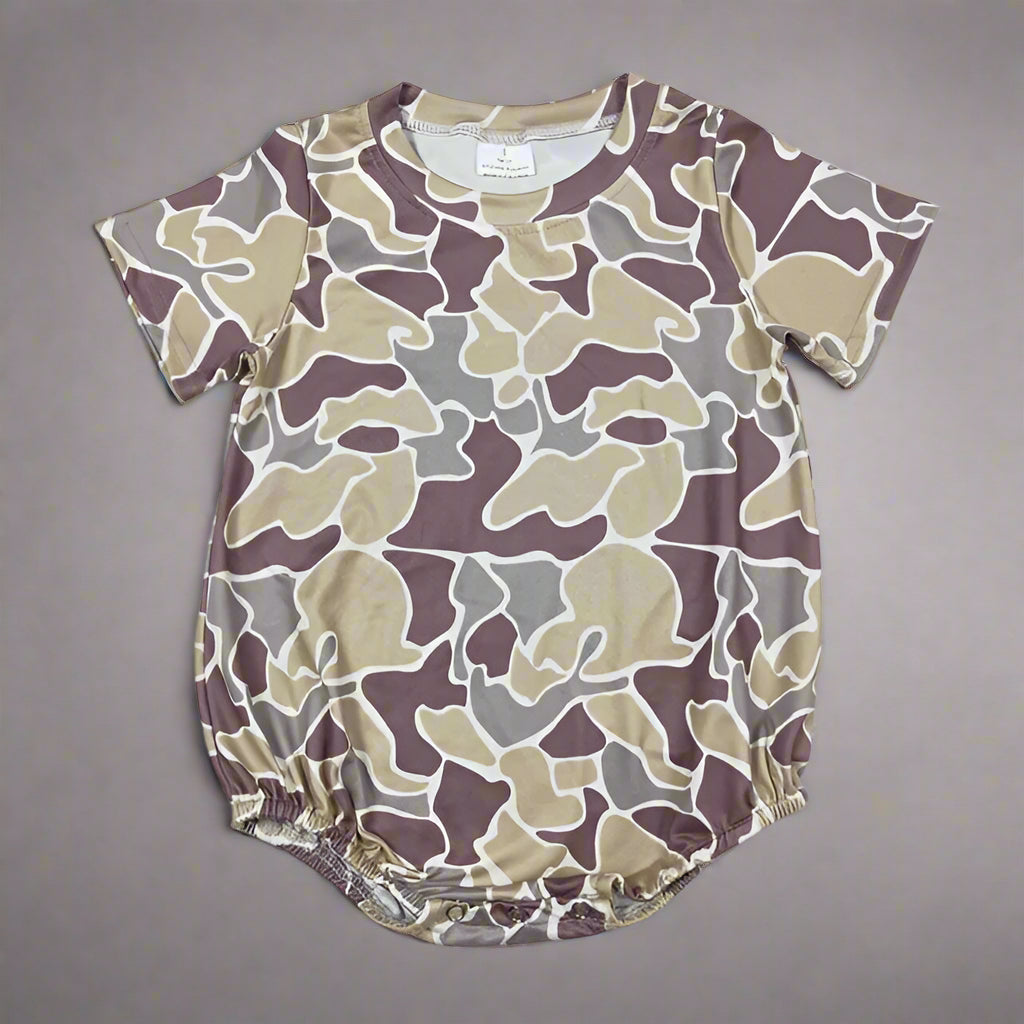 Country Boy Bubble Rompers