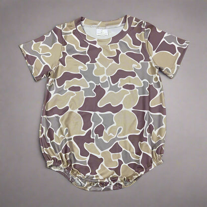 Country Boy Bubble Rompers