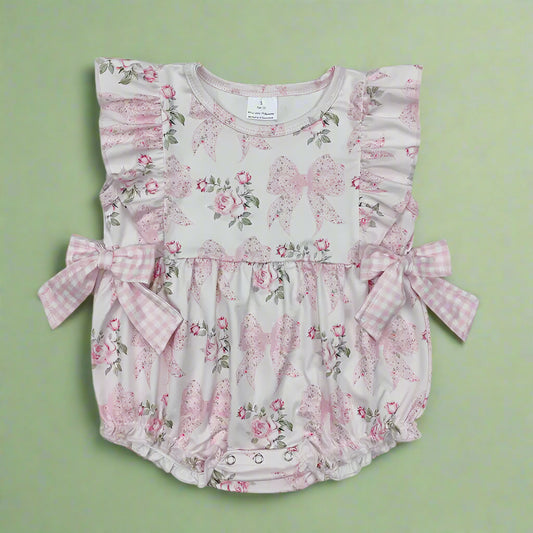 Pretty In Pink Bubble Romper
