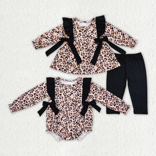 Leopard & Bows Outfit Sets