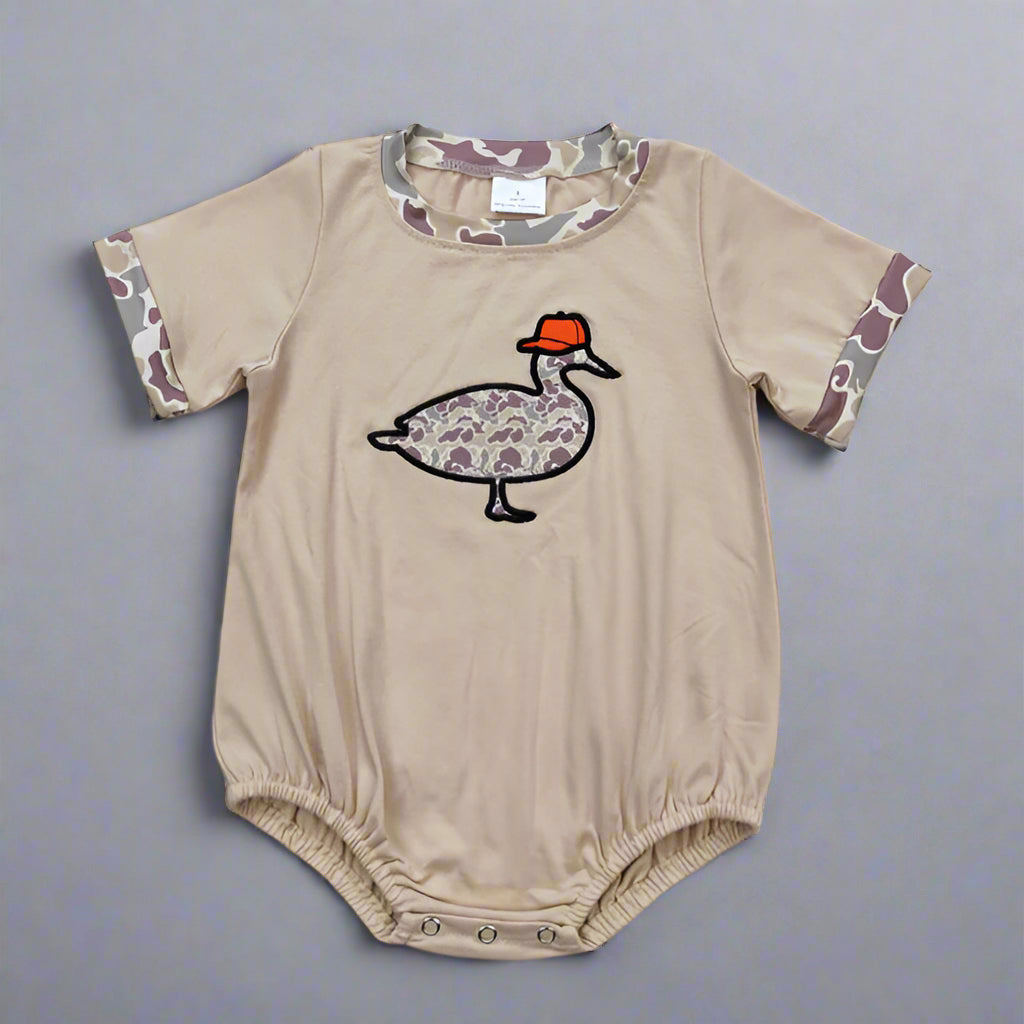 Country Boy Bubble Rompers