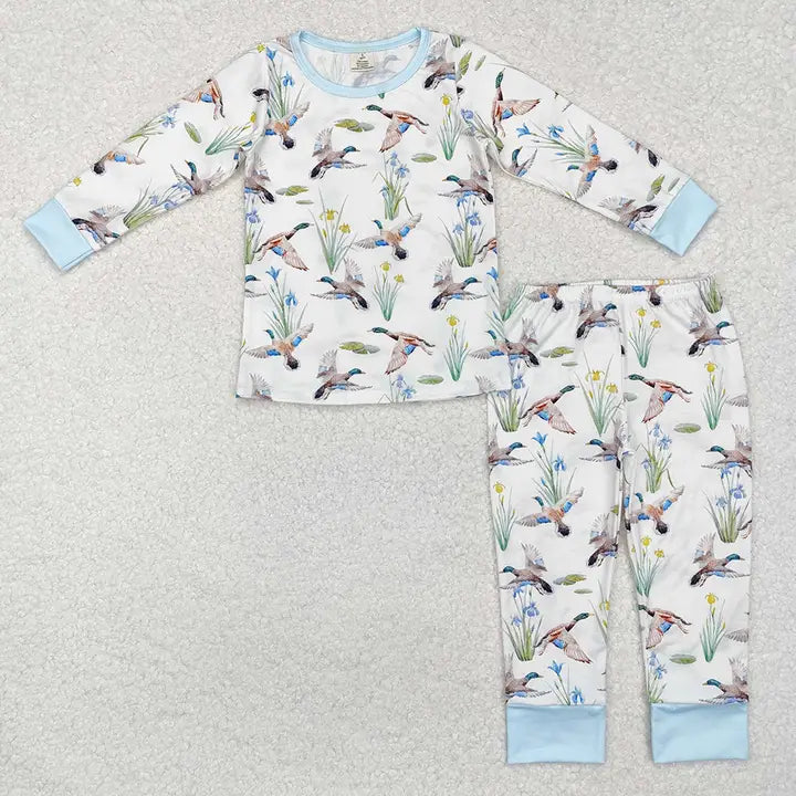 Blue Mallards Pajama Set