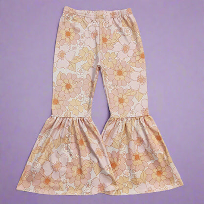 Stretch-Fit Bell Bottom Pants