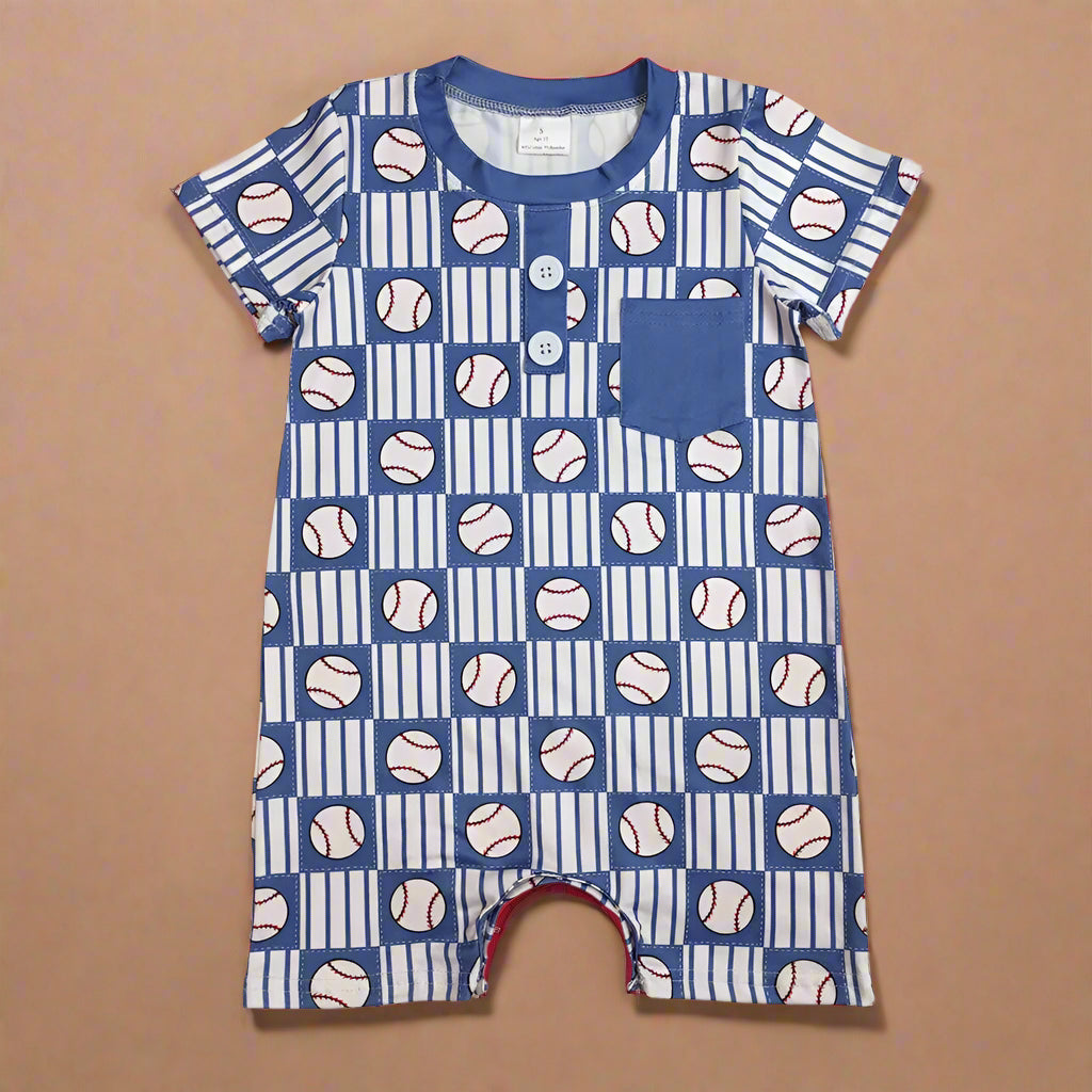 My Little Shortstop Romper