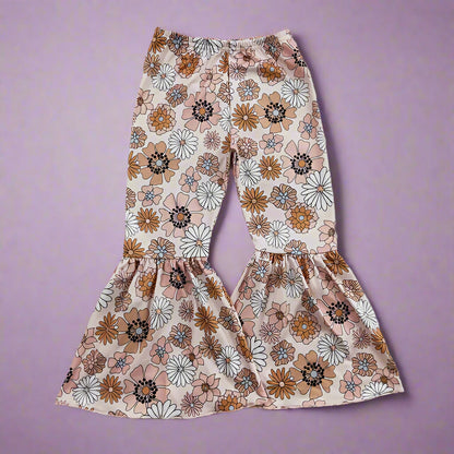 Stretch-Fit Bell Bottom Pants