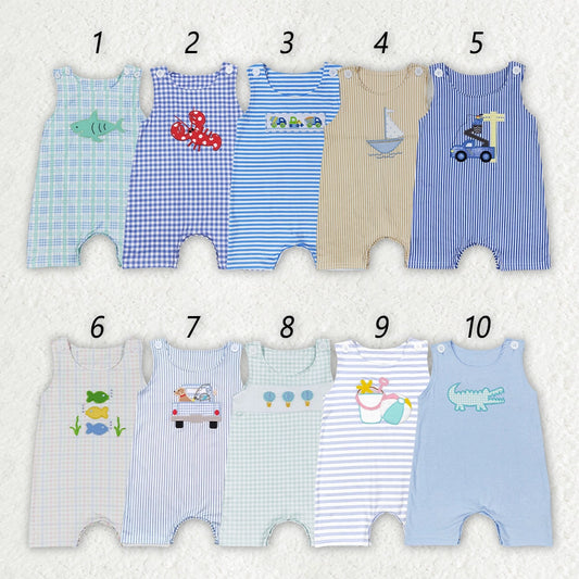 Boy's Summertime Rompers