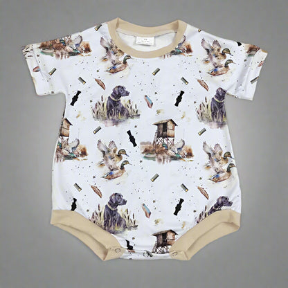 Country Boy Bubble Rompers