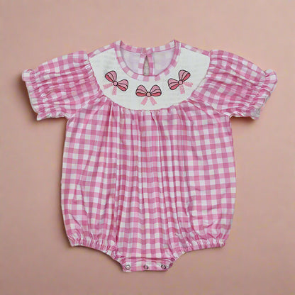 Dolled Up Smocked Romper