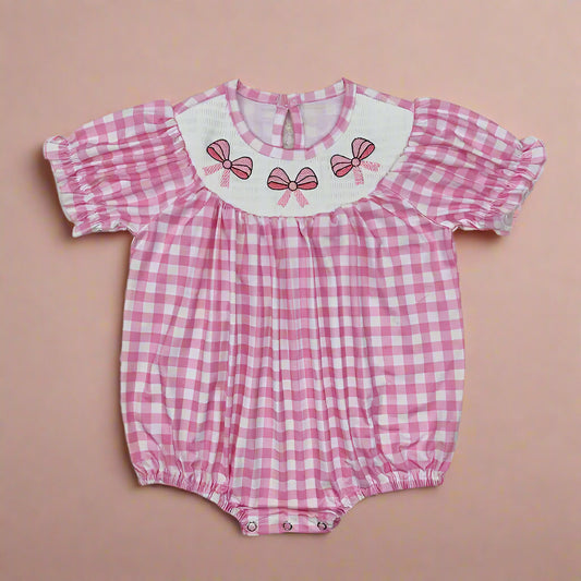 Dolled Up Smocked Romper